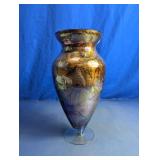 Iridescent Art Glass Decorative Vase
