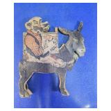 Vintage Wooden Balking Mule Mechanical Toy