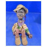 Antique Black Americana Composition Doll