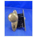 Antique Corbin Mortise Lock Set with Doorknobs