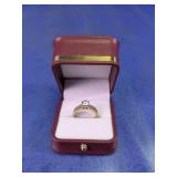 Clear Stone Solitaire Ring