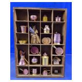 Shadow Box with Miniature Kitchen Curios