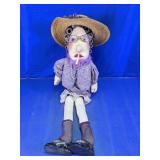 Handmade Wacky Grandma Doll with Hair Curlers
