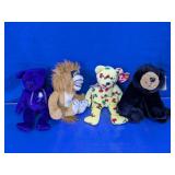 4 Collectible Plush Toys