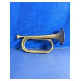 Vintage Brass Czechoslovakia Military Bugle Horn