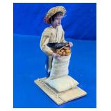 Paper Mache Juan Valdez Coffee Vendor Figurine
