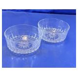 Pressed Glass Dessert Bowls