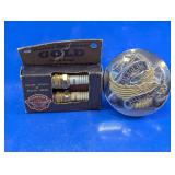 Harley-Davidson Gas Cap & Gold Spark Plugs Lot