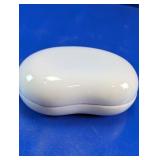 White Kidney Shaped Trinket Box