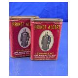 Prince Albert Crimp Cut Tobacco Tins