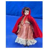 Little Red Riding Hood Porcelain Doll