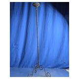 Vintage Metal Floor Standing Candle Holder