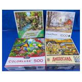 Assorted Jigsaw Puzzle Lot