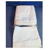 Plain White Fabric Panel Assortment