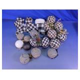 Buffalo Plaid Christmas Tree Ornament Collection