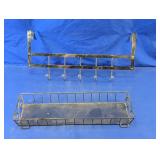 Over-the-Door Organizer Rack & Wire Caddy Basket