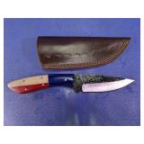 Hunting Knife w/ Leather Sheath
