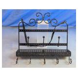 Black Metal Jewelry & Earring Holder Organizer