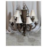 Rustic Woven Motif Chandelier