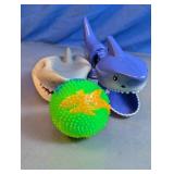 Shark Hand Puppet, Grabber & Flashing Ball