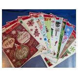 Christmas Holiday Window Clings Lot