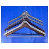 Assorted Branded Wooden Suit Hangers