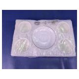 White Cup and Saucer Set