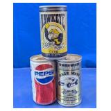 Vintage Advertising Soda & Beer Can Assortment