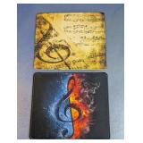 Music Treble Clef Mouse Pad Duo