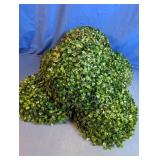 Faux Boxwood Topiary Half-Balls Set