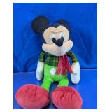 Disney Mickey Mouse Holiday Plaid Plush Just Play