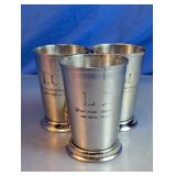 LCM Engraved Metal Cup Set