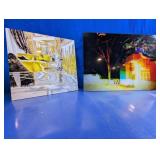 Abstract Wall Art Panels Lot
