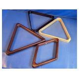 Wooden Billiard Ball Racks