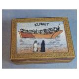 Kuwait Wooden Souvenir Keepsake Box