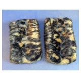 Leopard Print Faux Fur Winter Accessories