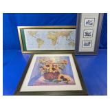 Framed Decorative Wall Art Print Collection