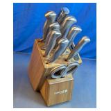 Sabatier Stainless Steel Knife Block Set
