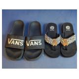 Vans Slide Sandals & Yellow Box Flip Flops