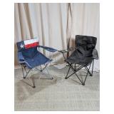 Academy Folding Chair & Texas Flag Camp Chair