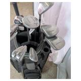 Adams Golf Club Set With Cart Bag