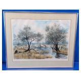 Jeremy King Marsh Landscape Limited Edition Print