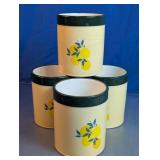 Ceramic Lemon Design Kitchen Tool Utensil Holders