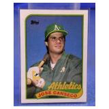 EARLY CARD 1989 TOPPS JOSE CANSECO