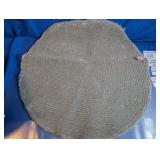 Gray Round Area Rug