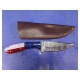 Damascus Steel Fixed Blade Knife
