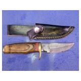 Damascus Steel Fixed Blade Knife