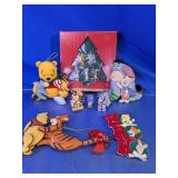Disney Winnie the Pooh Holiday Decor Lot