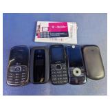 Vintage Cell Phone & SIM Card Lot