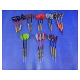 Assorted Steel Tip Darts with Flights Set